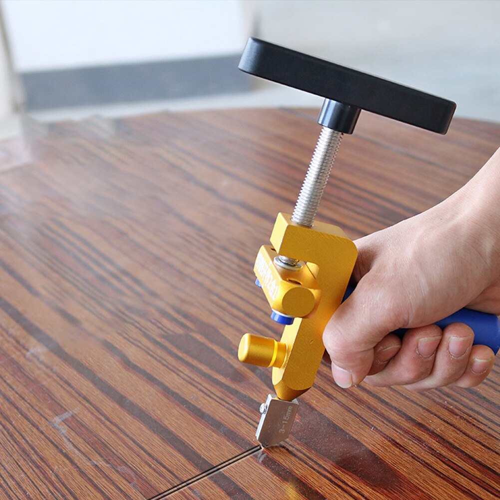 Manuelle Fliesen Cutter mit Rad Diamant Rolle 2 in 1 Multifunktions Glas Cutter Teiler Keramik Fliesen Öffner Handheld Werkzeuge