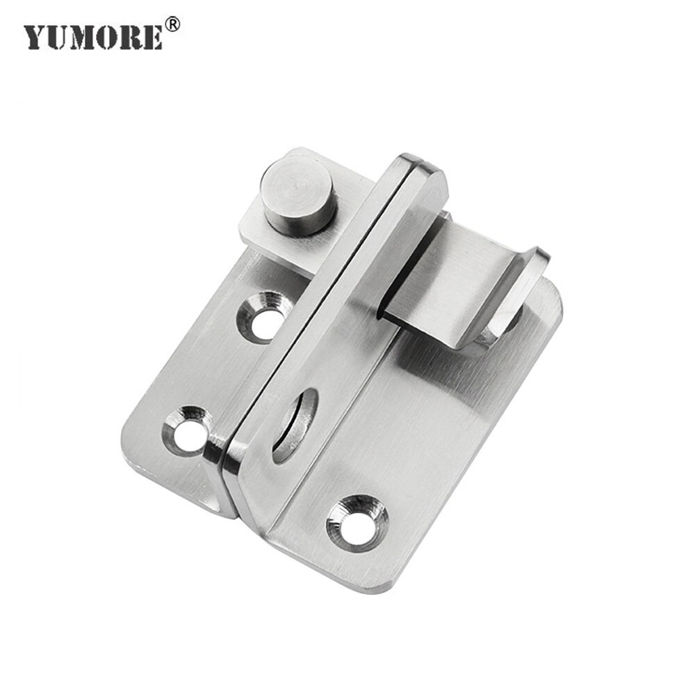 YUMORE Edelstahl Tür verriegeln Schrauben Haspe Hardware- für Heimat Hardware- Tor Sicherheit Tür Bolzen verriegeln sperren Mit Schrauben