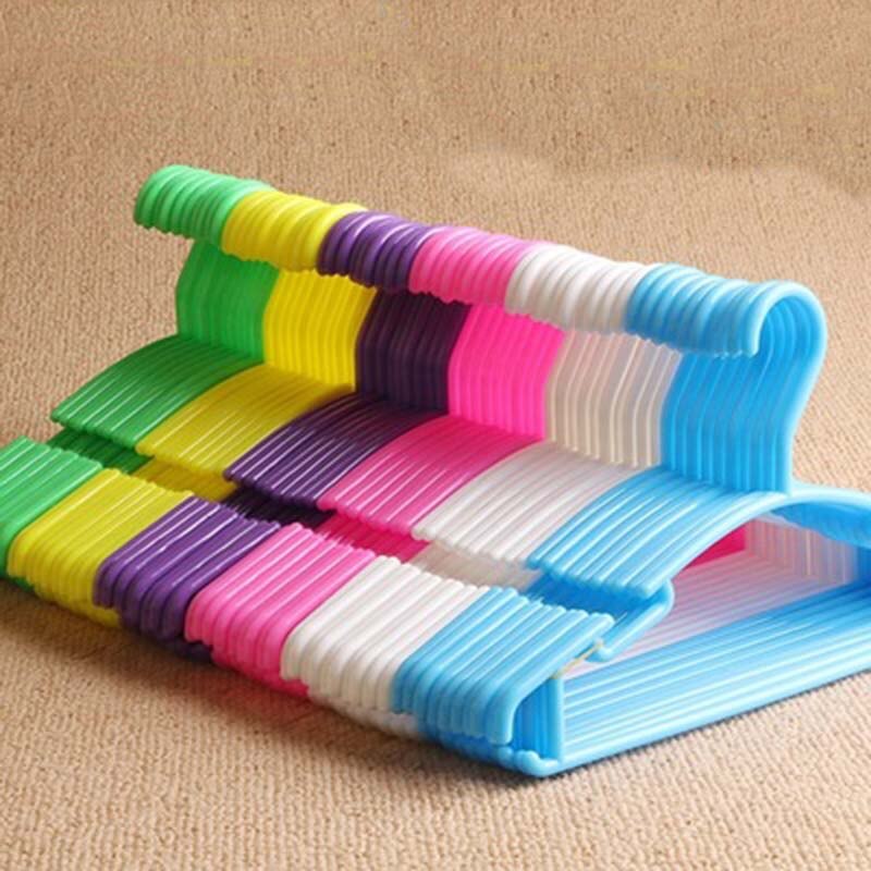 5Stck Tragbare KleiderbüGel freundlicher freundlicher Kleinkind Baby Kleidung KleiderbüGel Kunststoff draussen Trocknen Gestell für freundlicher freundlicher kleidung