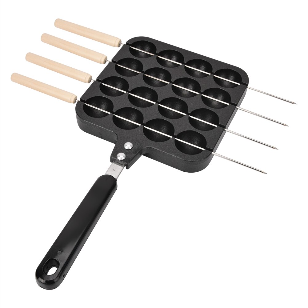 16 löcher Aluminium Takoyaki Hersteller Grill Pfanne Krake Ball Platte Hause Kochen Backen Formen bilden Tablett Backen Pfanne Küche Werkzeuge