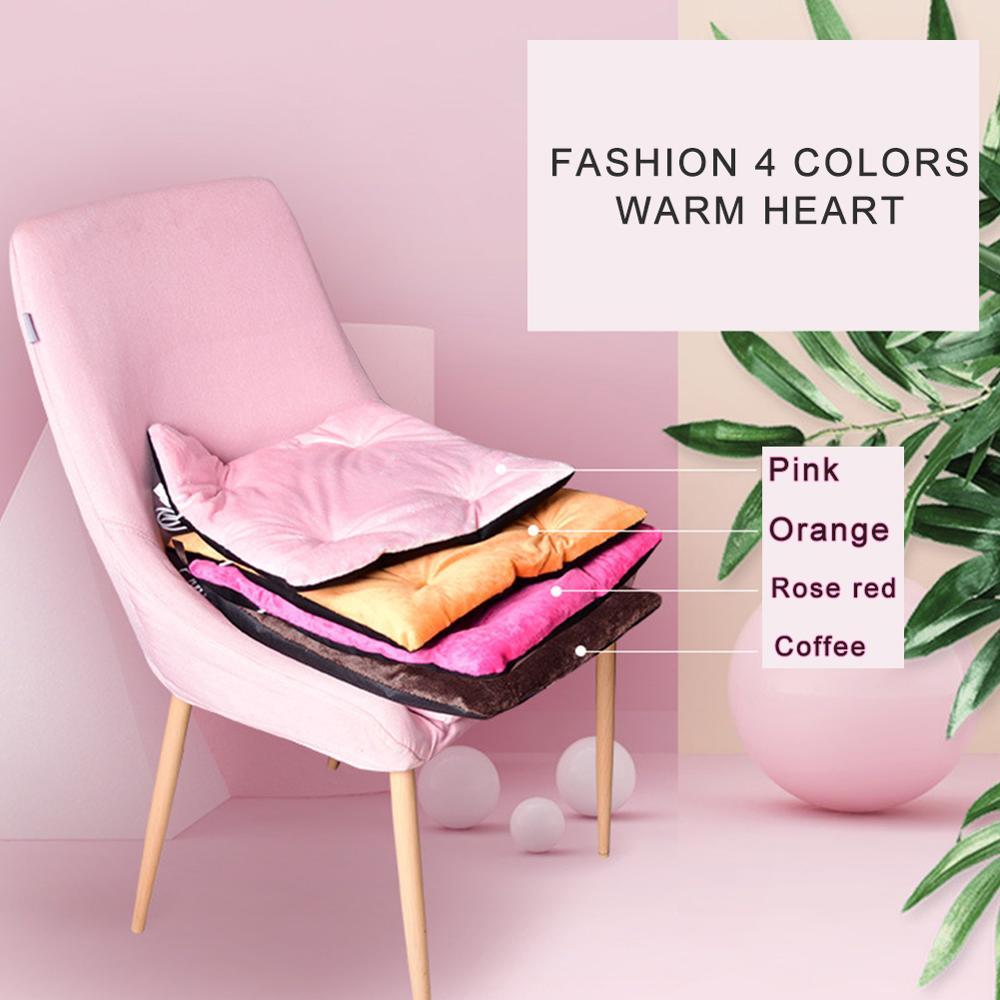 Winter Beheizt Sitzkissen USB Universal- Sitz Heizung Einfarbig Beheizte Sitz Abdeckung