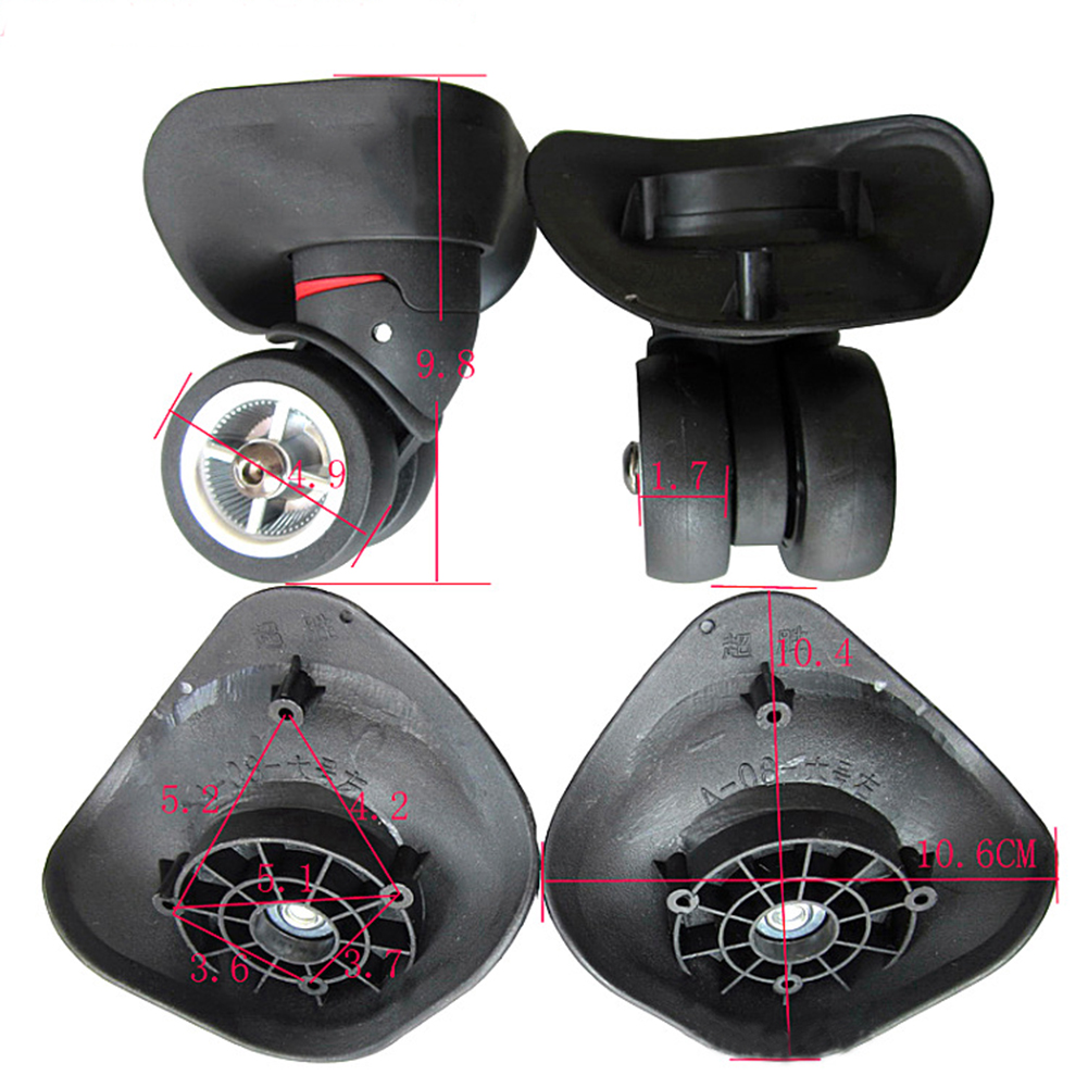 A08 Ersatz Gepäck Räder für Koffer Reparatur Hand Spinner Zauberer Räder Reise Koffer Teile Zubehör Gepäck Rad