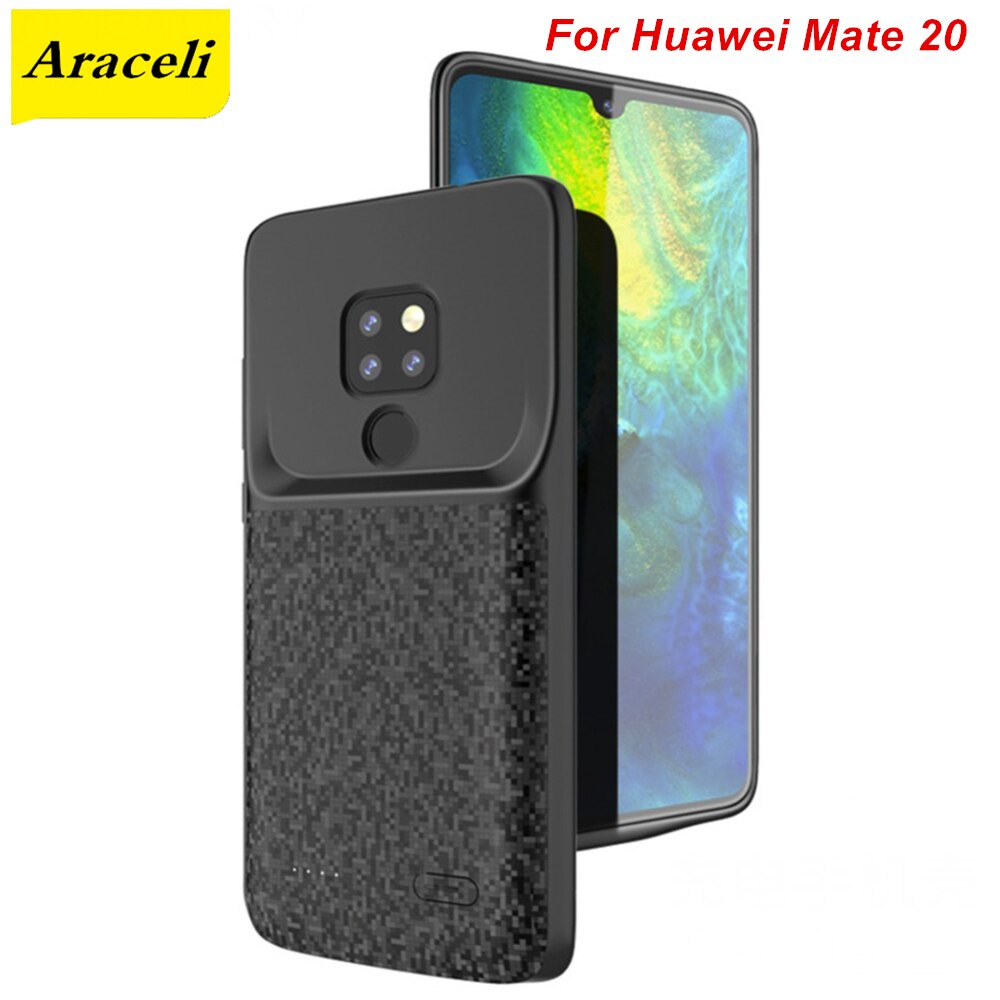 Araceli 4700 Mah Für Huawei Kamerad 20 Batterie fallen Ladegerät fallen Clever Telefon Abdeckung Energie Bank Kamerad 20 Batterie fallen capa