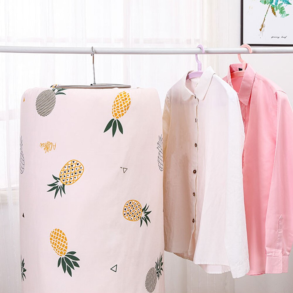 Runde Spirale Decke Blätter Aufhänger Ablauf Gestell Decke KleiderbüGel Edelstahl Rotierenden Trocknen Gestelle Balkon Ich bin Freien Verwenden Sparen Raum