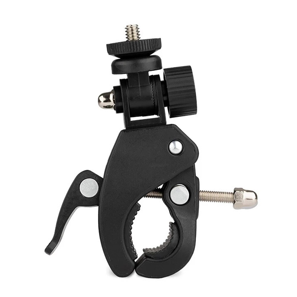 Schwarz Fahrrad Fahrrad Motorrad Lenker Griff Klemme Bar Kamera Montieren Stativ Adapter Kamera Klemme Einstellbare Kamera Fahrrad Hand