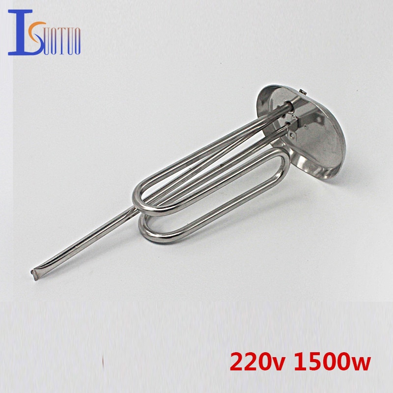 90mm * 65mm kappe 220v 1500w heizelement kessel elektrische heizung rohr mit temperatur Kontrolle See edelstahl heizung teil