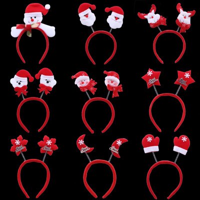 neue Weihnachten Dekorative Stirnband freundlicher Cosplay Hirsche Schneemann Weihnachten stirnband freundlicher Schild freundlicher 5 teile/los