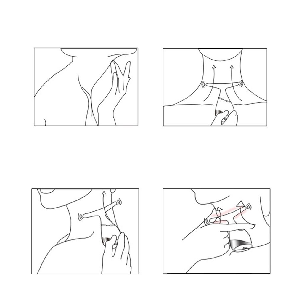 Hals Pflege Anti-falten Schönheit Gerät Hals Massage Schönheit Hals Gerät Multifunktions Praktische Pflege Gerät
