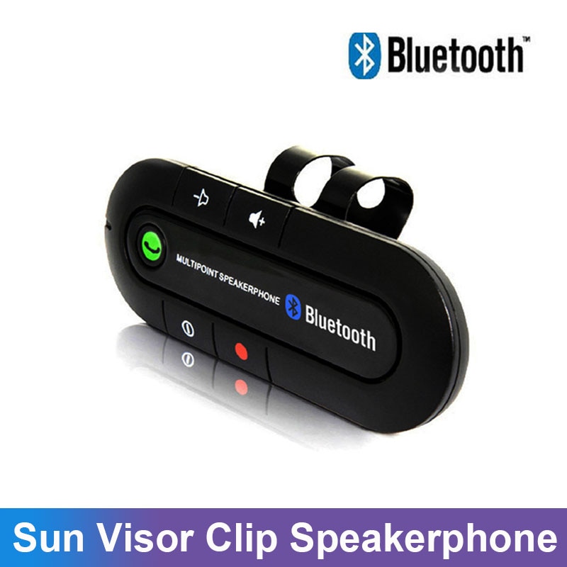 kabellos Auto Bluetooth Lautsprecher Wagen Bausatz Hände-freies Bluetooth Freisprecheinrichtung Sonnenblende MP3 Spieler Auto Zubehör