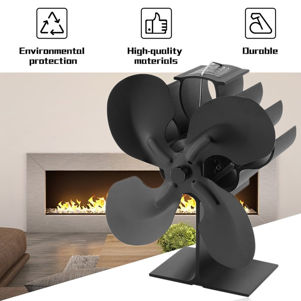 Ruhige Kamin Fan Kamin Holzofen Fan Effektiv Dispergieren Warme Luft Um Ihre Zimmer Elektrische Herde Fan