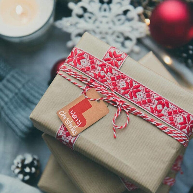 Neue 262 Stck 14 Stile Weihnachten Kraft Papier Stichworte Kraft Stichworte Hängen Etiketten mit Schneeflocke Weihnachten Baum Weihnachten