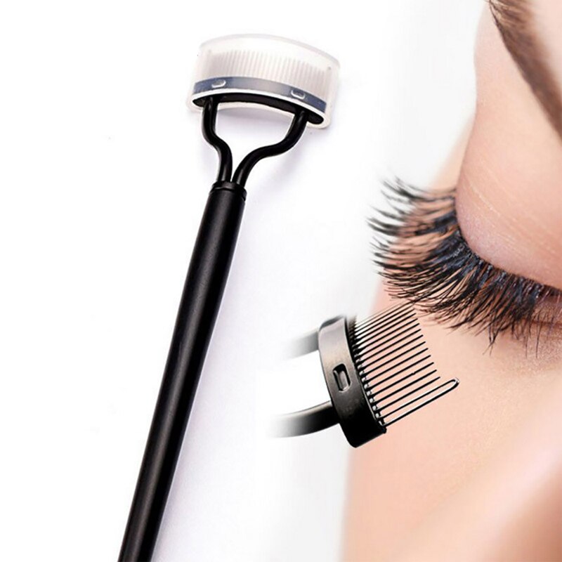 Wimpern curler schönheit machen-hoch wimpern Separator metall pinsel kamm wimpern Separator Maskara hebe Eisstockschießen machen-hoch-Werkzeug
