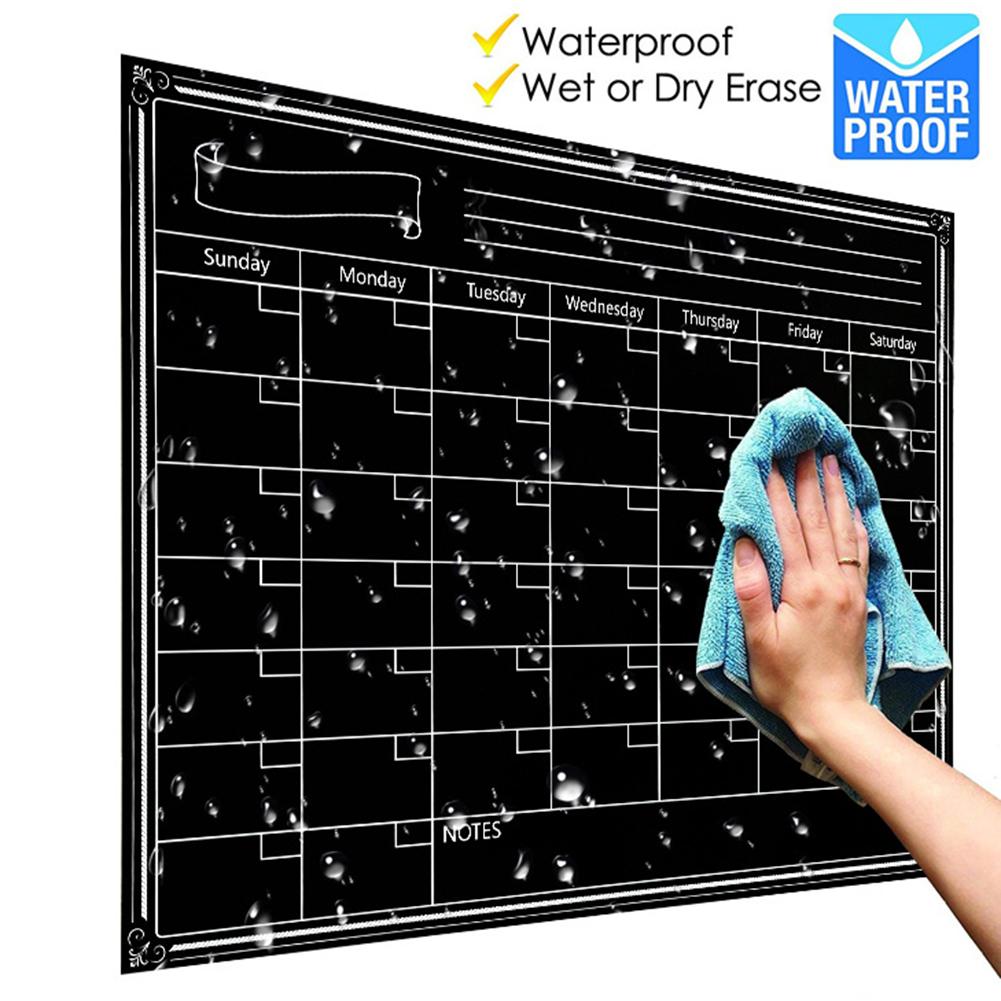 Wiederverwendbare Kühlschrank Aufkleber Magnetische Kalender mit 3 Farbige Marker Monatliche Planer Magnetische Nachricht Bord Magnet Zeichnung Kalender