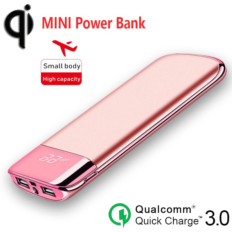 30000mah Energie Bank LED Externe Batterie PoverBank USB Energie Tragbare praktisch Ladegerät für iphone Xiaomi iphone