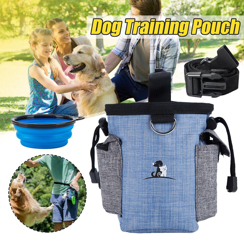 Haustier Hund behandeln Tasche Hund Gehorsam Beweglichkeit Ausbildung Behandeln Taschen Abnehmbare Welpe Futter Tasche Welpen Snack Belohnung Taille Tragbare Tasche