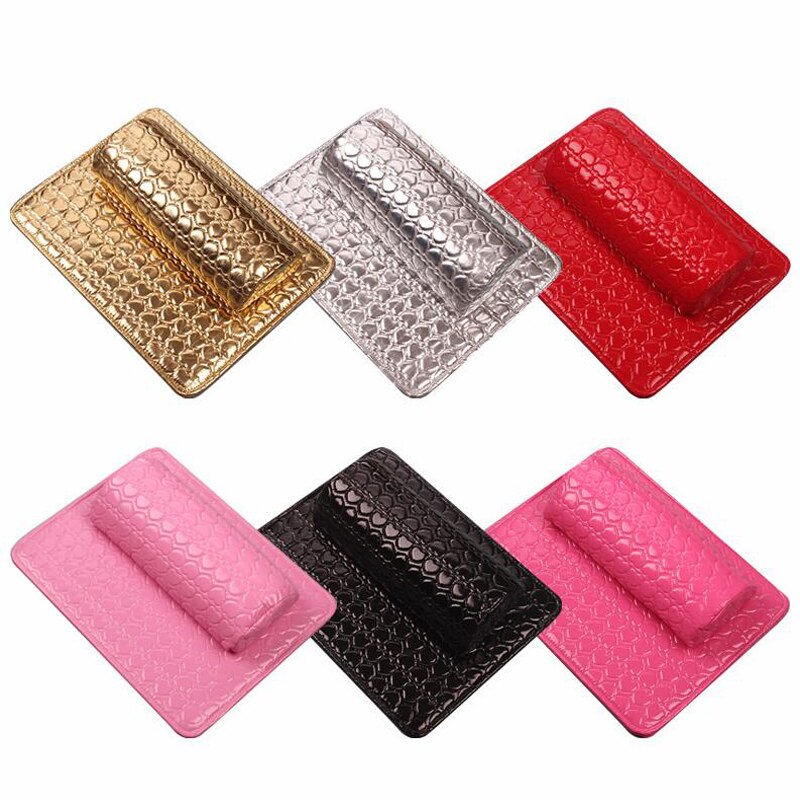 Professionelle Hand Kissen Halfter Weichen PU Leder Schwamm Arm Rest Nagel Kissen Manikübetreffend Kunst Schönheit Nagel matt Pad