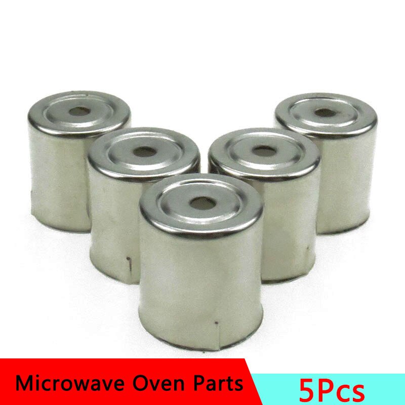 5 TEILE/LOS Edelstahl Runde See Magnetron Kappen für Mikrowelle Ersatz Teile für Mikrowelle Öfen Copler Microondas Kappen