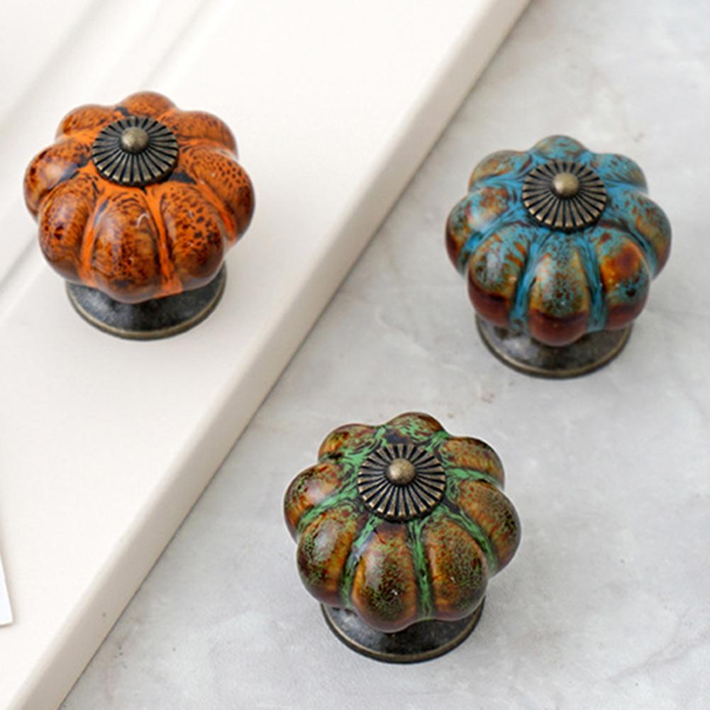 retro Runde Kürbis bilden Kabinett Knöpfe Schublade Schrank ziehen Knopf Schrank Möbel Schublade Zieht Griff Knopf Tür Griff