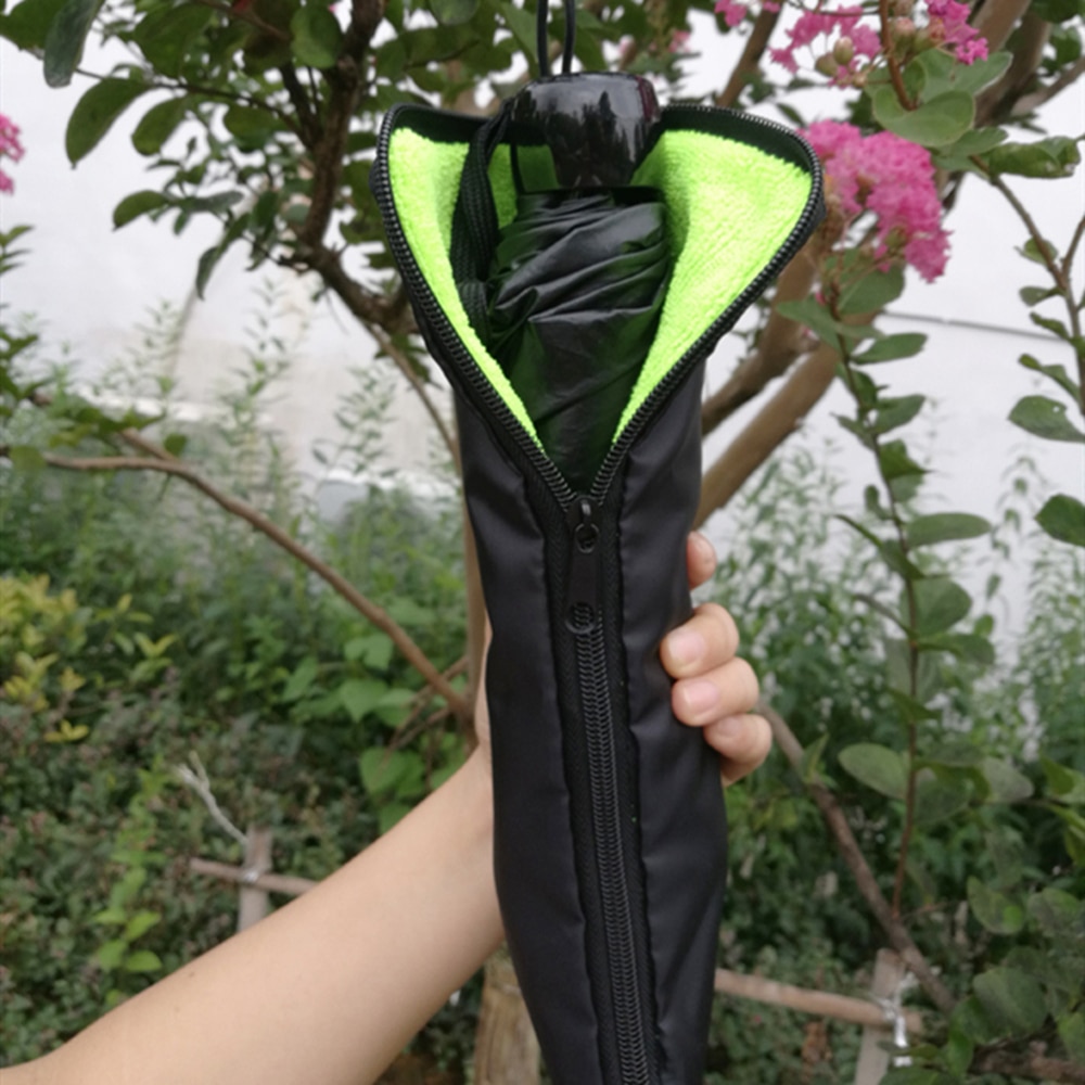 B-Leben Regenschirm Tasche für Klapp Regenschirm Wasser Saugfähigen Regenschirm Tasche Ultrafeinen Faser Regenschirm Abdeckung Regenschirm Reinigung Tuch