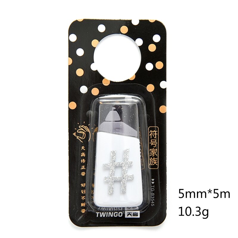 4 teile/satz Kawaii Symbole Weiß Aus Korrektor Korrektur Band Schreibwaren Schüler 1XCB