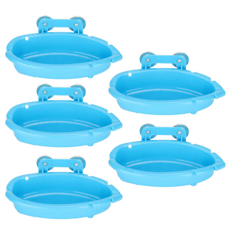 Vogel Liefert Werkzeuge Zubehör Vogel Kunststoff Schlecht Baden Badewanne Dusche Badewanne Lebensmittel Wasser Schüssel Kasten Zubringer für Papagei Haustier