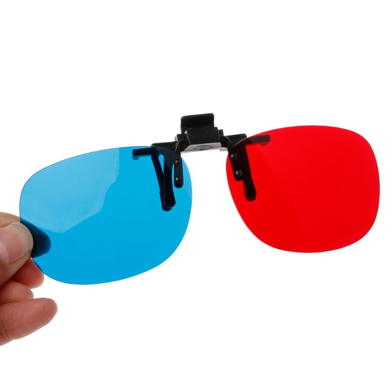 Neue verrotten Blau 3D Gläser Hängen Rahmen 3D Gläser Myopie Spezielle Stereo Clip Typ
