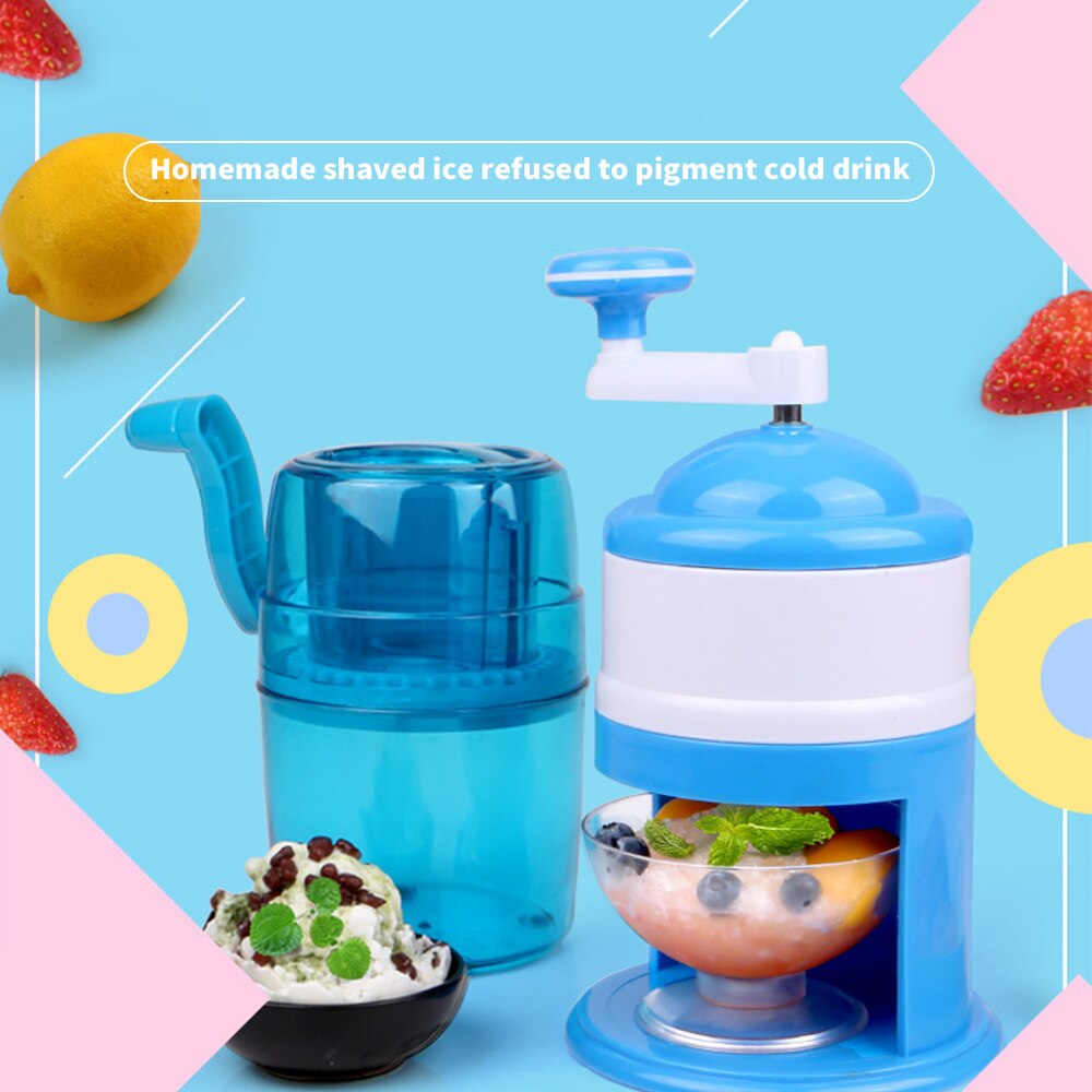 Haushalt Edelstahl Haltegriff Hand Eis Brecher Hand Rasiert Eis Maschine Für rasiert Eis Schnee Kegel Slushies