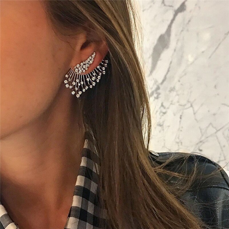 Ohrringe Für Frauen Neue Punk Gold-farbe Ohrringe Einfache Schmuck