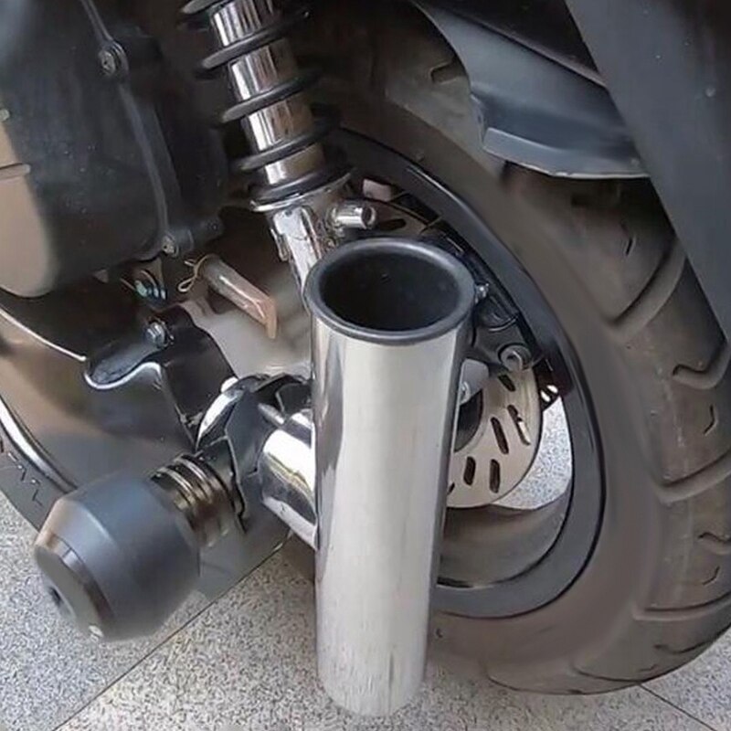 Edelstahl Angelrute Halfter Spiegel Polnischen Marine Einstellbare Angelrute Halfter Stiefel Hardware- für 19-25mm Schienen