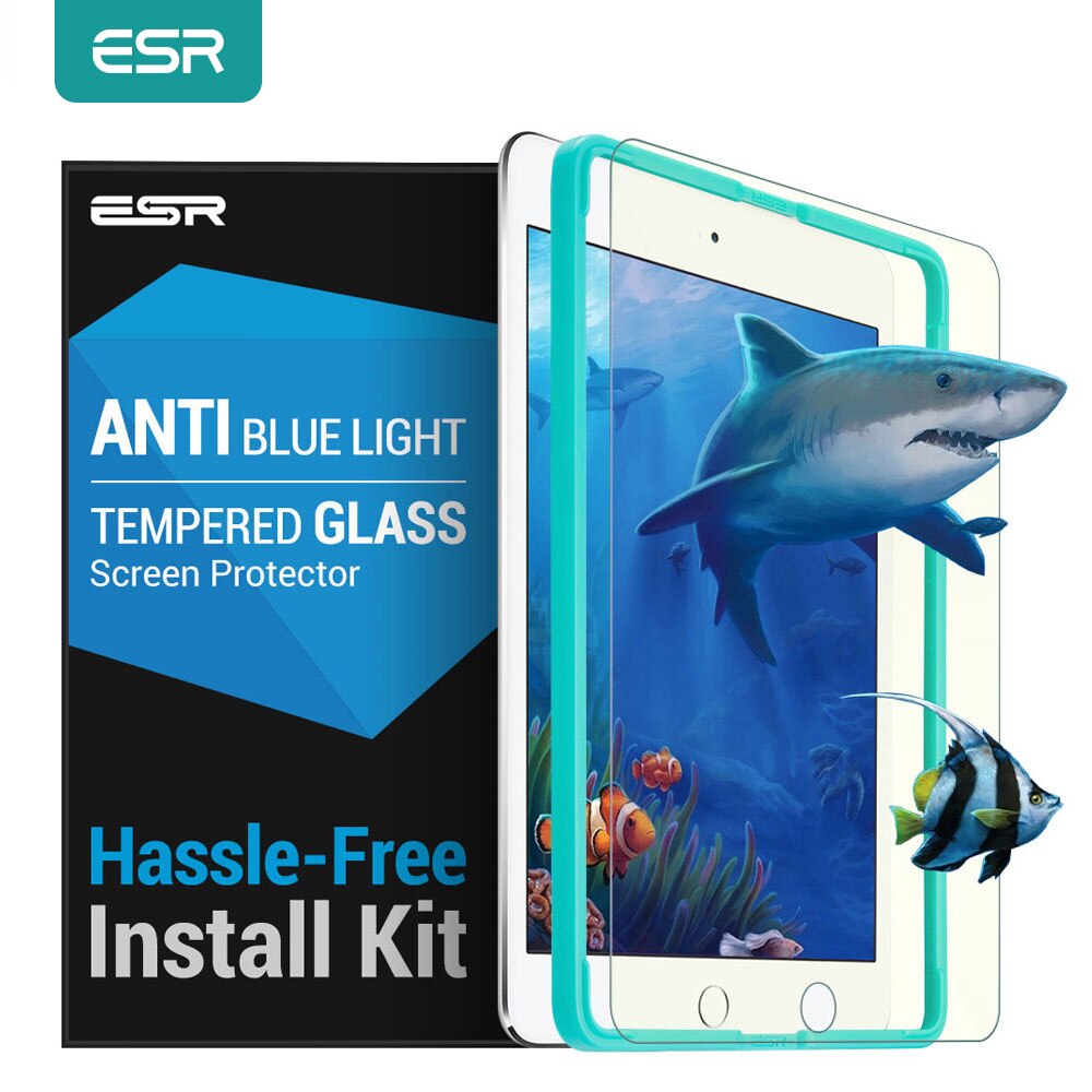 ESR Glas Film für iPad Mini 4 Mini 5 Anti Blau Licht Gehärtetem Glas für iPad Mini 5 Bildschirm Schutz schutz Film 7,9 zoll