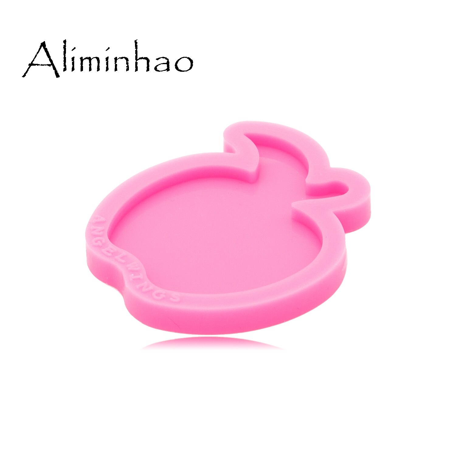 DY0574 glänzend 1,58 in Apfel bilden für Telefon Griff Silikon Epoxid Harz bilden Abzeichen Spule Telefon