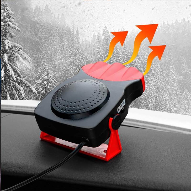 12V 150W drehbar elektrisch Heizung Fans Kühlung Fan 2 in 1 Automobil Wagen Heizung Kühler Vorderseite Windshield Defroster Defogger