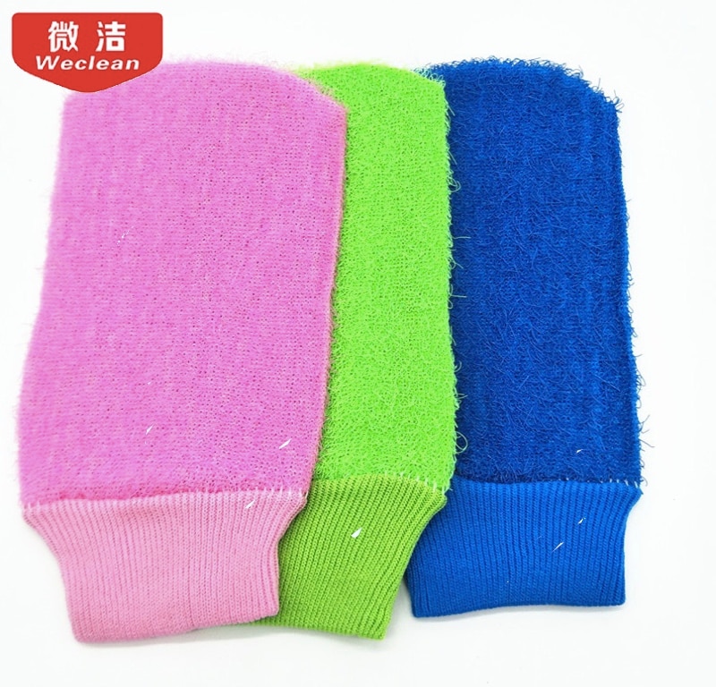 Nylon Cuozao Schlecht Schlecht handschuhe Peeling handschuhe Farbe zufällig