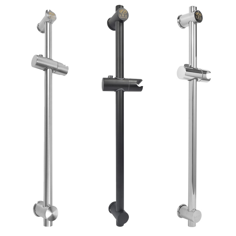 304 Edelstahl Dusche Rutsche Bar Zauberstab Montiert Drehbare Dusche Bar Einstellbar Schiebe Schiene einstellen Heben Stange