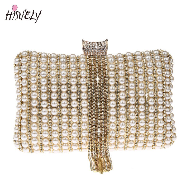 neue Perle Diamanten Abend Tasche Schild Kupplung Hand Tasche Braut Tasche Freies Bling Gold Hochzeit Geldbörse Weiblichen Handtasche WY232