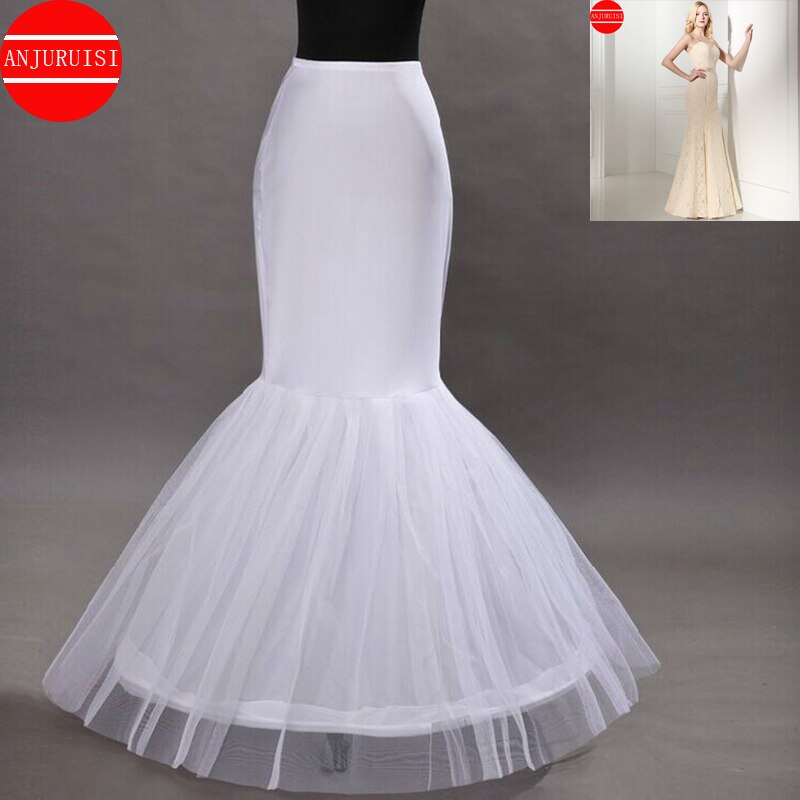 NIXUANYUAN Meerjungfrau Petticoat 1 Band Knochen Elastische Hochzeit Kleid Krinoline Braut Petticoat Billig