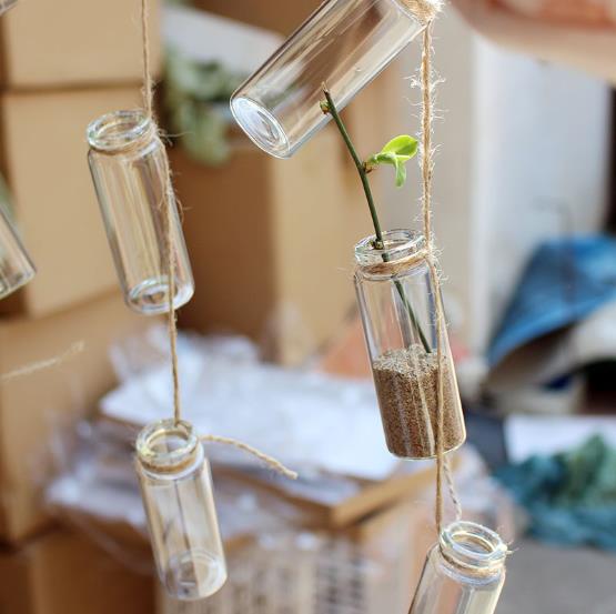 DIY Minimalistischen Dekor Mini Hydrokultur Topf Flasche Vasen für Blumen Terrarium Blumentöpfe Dekorative Geburtstag