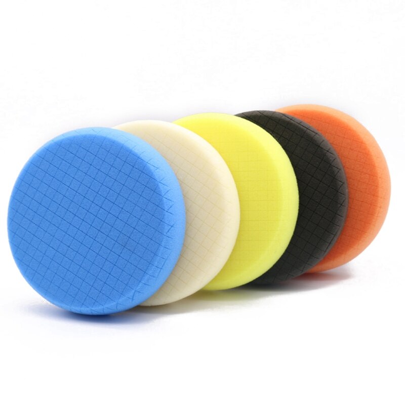 1pc 6 '(150mm) schwamm Schaum Polieren Polieren Pads Puffer Pad Polieren Griff Wachsen Pad Für Auto Stiefel Polierer Auto Schönheit Wachsen