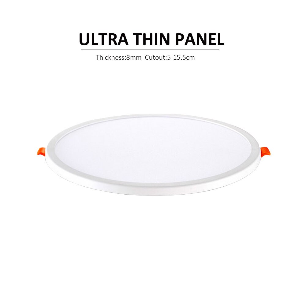 6W 15W 20W LED Decke Einbau Tafel Licht Tafel lampe hause dekoration runde LED-Tafel Decke Einbau lampe Kalt/warm Weiß