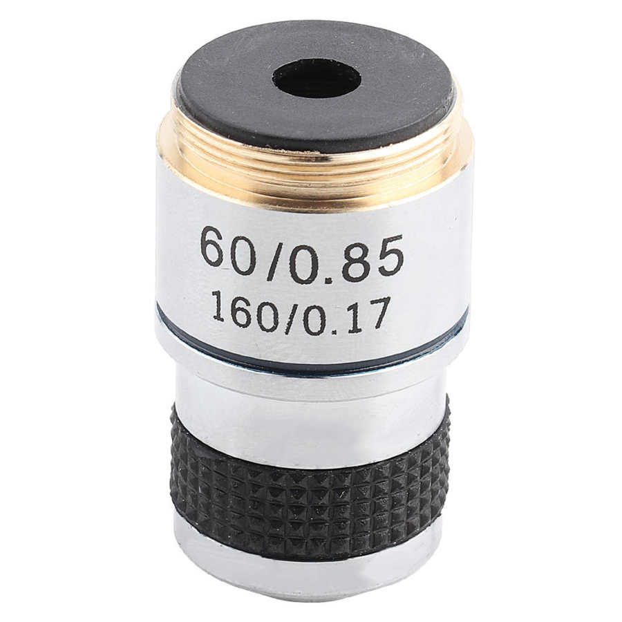 60X Ziele Objektiv 185 Biologische Mikroskop Achromaten Objektiv 160/0,17