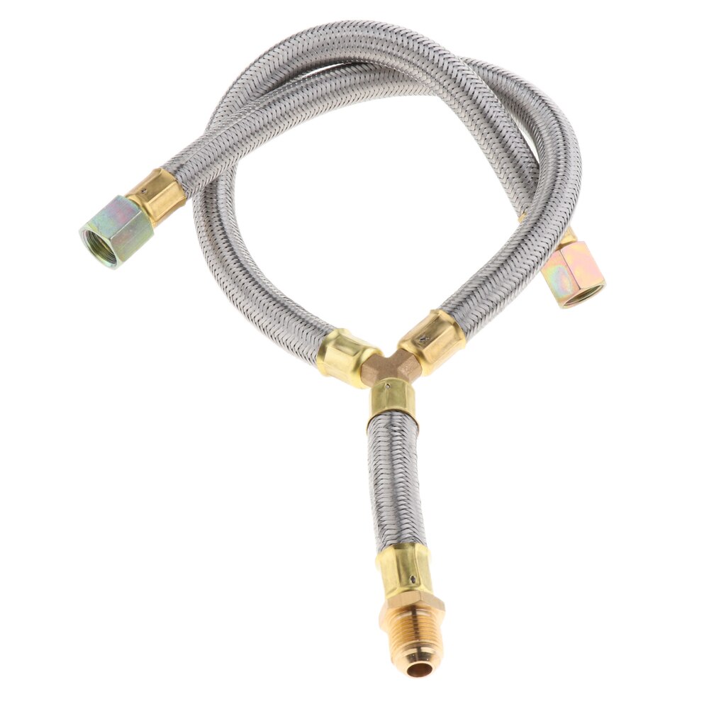 3/8 zoll aufflackern Propan Gas Grill Grill Verbindung flexibel Schlauch mit Durcheinander Anschlüsse