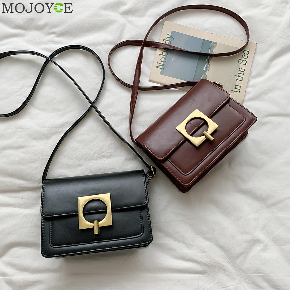 lässig Frauen Schulter Crossbody Sattel Tasche PU Leder retro Weibliche Mädchen Kleine Platz Bote Einkaufs Handtaschen