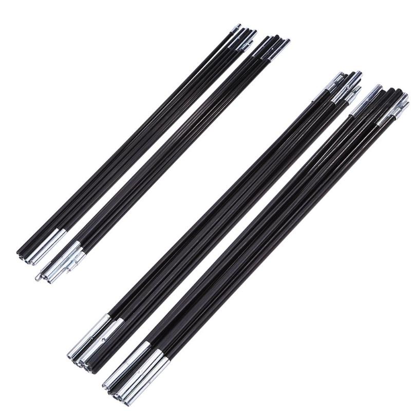 draussen Camping Fiberglas Zelt Pole Ersatz Ersatz Wandern Reise 3-4 Personen Zelt Zelte Zubehör