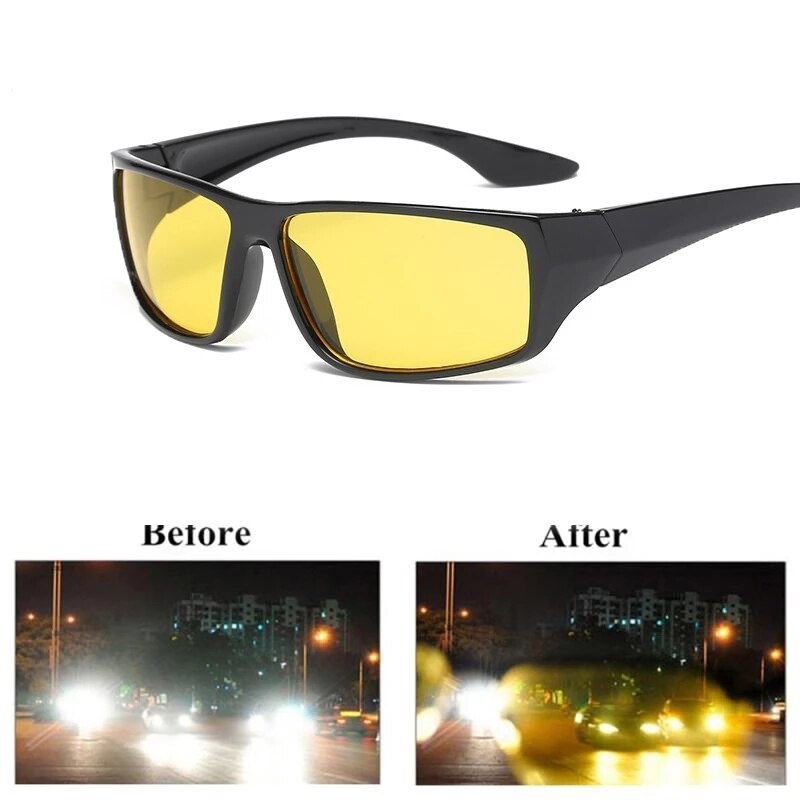 Nachtsicht Fahrer Brille Sonnenbrille Auto Fahren Brille UV Schutz Polarisierte Sonnenbrille Brillen Anti-Blendung