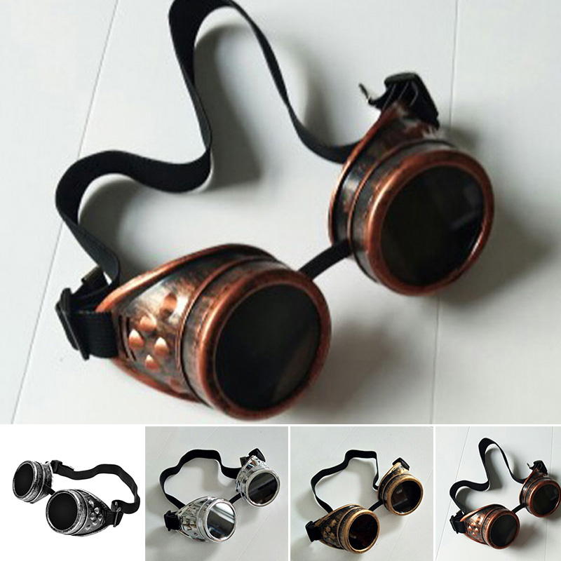 Hh Steampunk Brille Victorian Brille Radfahrer Cosplay Cyber Schweißen Rave-uns