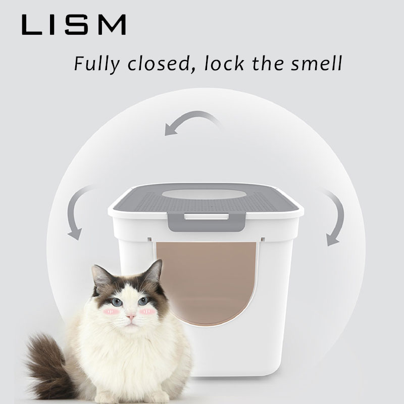 Katzenstreu Kasten Komplett Geschlossenen Katze Sandkasten Große Kapazität Wc Tablett Kätzchen Geschlossen Spritzen Wc Bettpfanne Ausbildung Reinigung Produkt