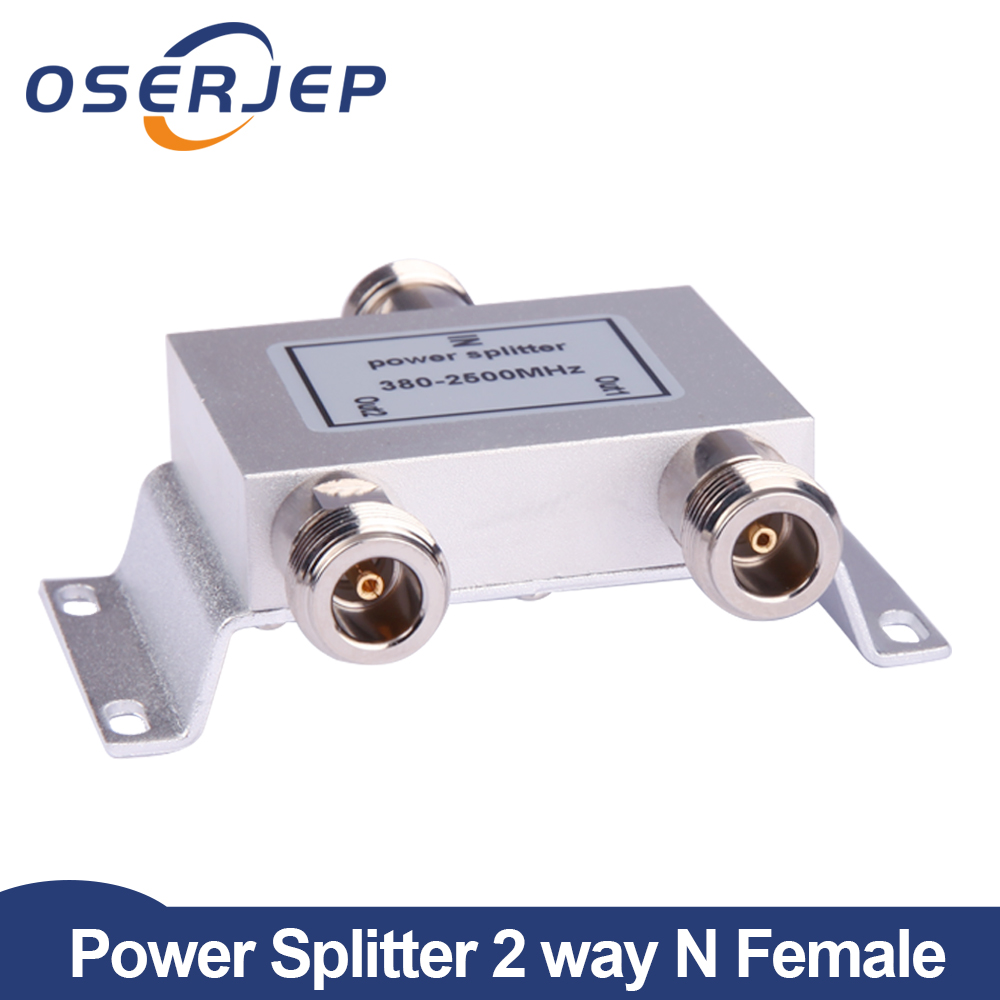 2 weg N 1 in/Zu 2 Energie Teiler Splitter 380 ~ 2500MHz für GSM CDMA 3G Signal Booster, verbinden Zu drinnen Antenne draussen antenne