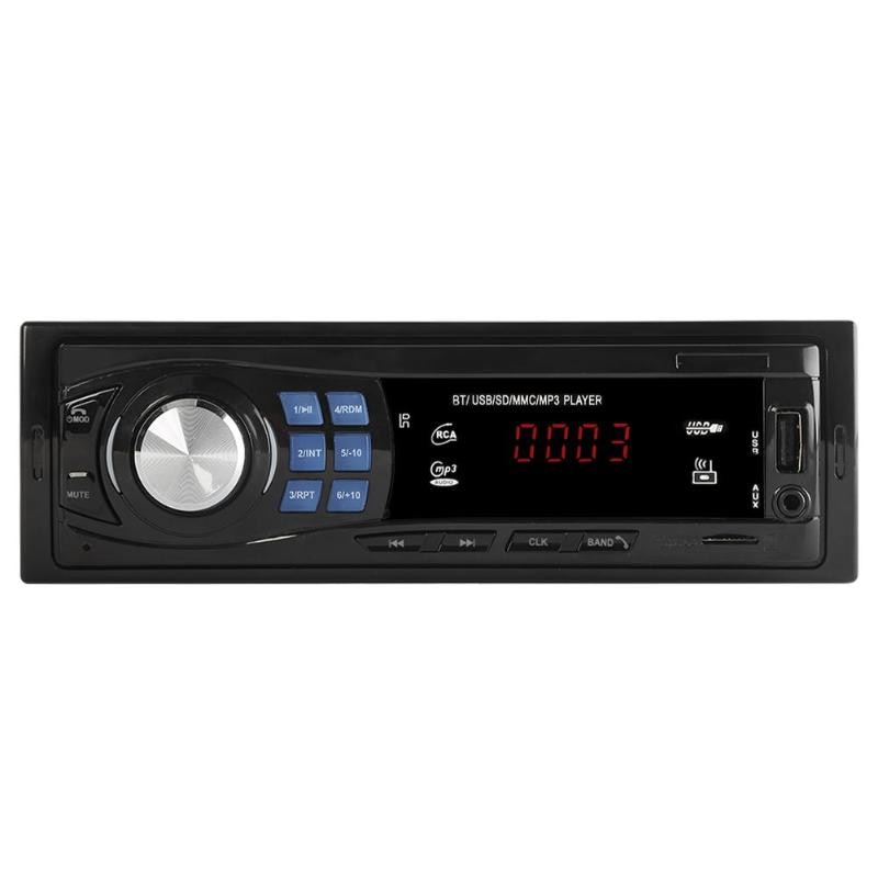 Auto Radio 1 Lärm Autoradio Auto Stereo MP3 Spieler in Bindestrich Kopf Einheit Bluetooth USB AUX FM Auto Radio 1 Lärm Empfänger