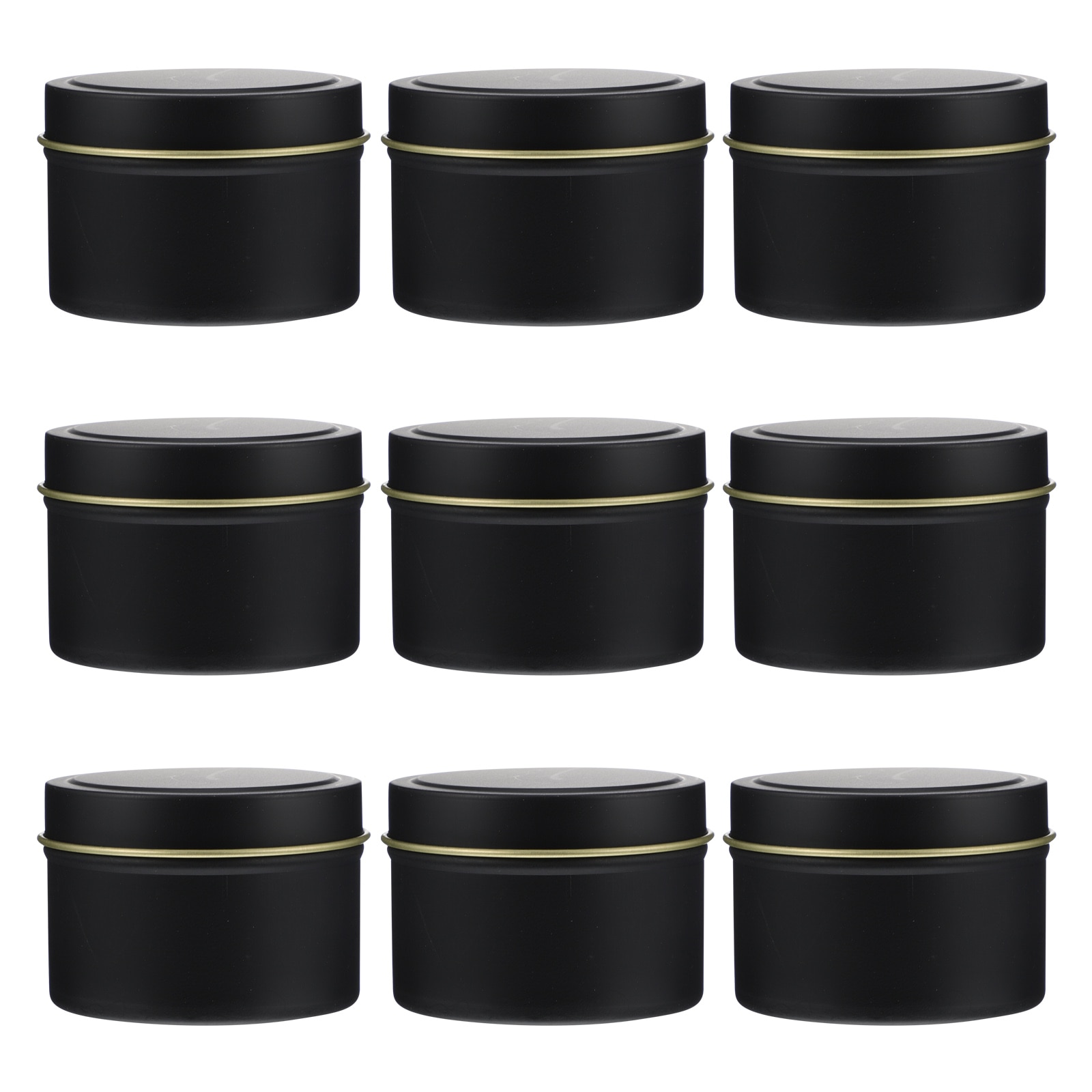 10Stck DIY Kerze, Der Kerze Dosen Leichte Praktische Kompakte Kerze Container Lagerung Glas für Kerze, Der