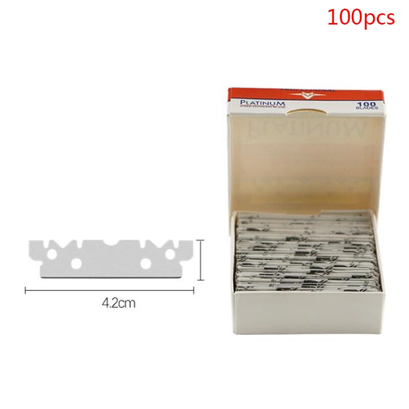 100pc doppelt Kante Rasieren Rasierklingen für Männer Gesicht Körperpflege Rasieren Manuelle Rasierer